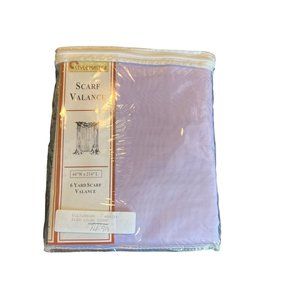 Vintage Stylemaster Scarf Valance 6 Yard Lilac 40" x 216" NEW NOS